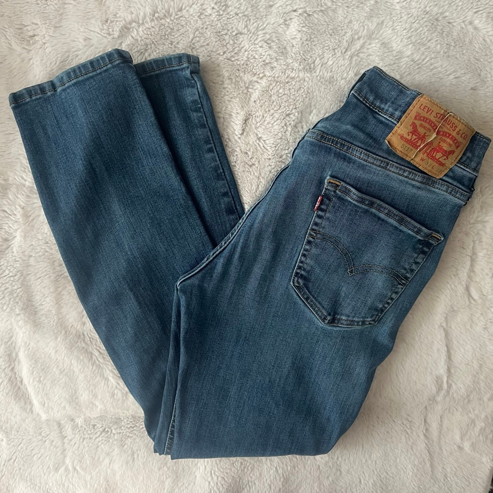 Men's Levi's Slim straight Blue Jeans Waist 33x32
